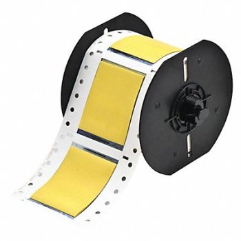 BRADY Wire Marking Sleeves Yellow 0.5 in Min, 45KK10
