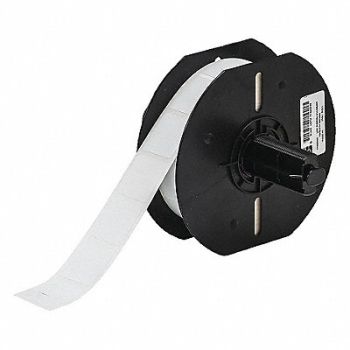 BRADY Label White 1900 per Roll 1 in W, 45KK14