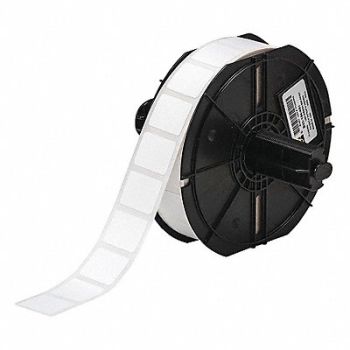 BRADY Label White 2000 per Roll 0.9 in W, 45KK20