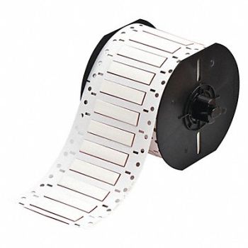 BRADY Wire Marking Sleeves White 400 per Roll, 45KK21
