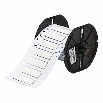 BRADY Wire Marking Sleeves White 500 per Roll, 45KK23