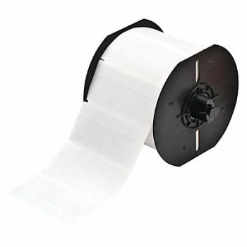 BRADY Label White/Clear 4000 per Roll 0.800inW, 45KK31