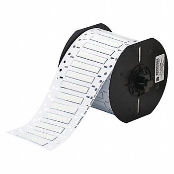 BRADY Wire Marking Sleeves White 750 per Roll, 45KK52