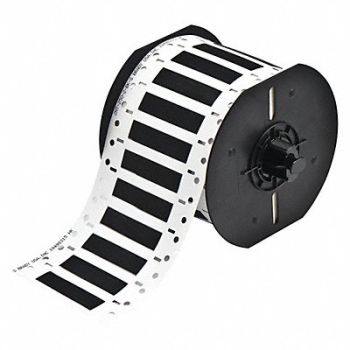 BRADY Wire Marking Sleeves Black 0.439 in H, 45KK56