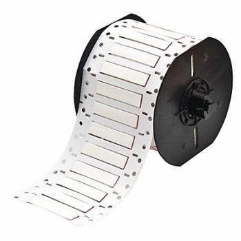 BRADY Wire Marking Sleeves White 400 per Roll, 45KK57