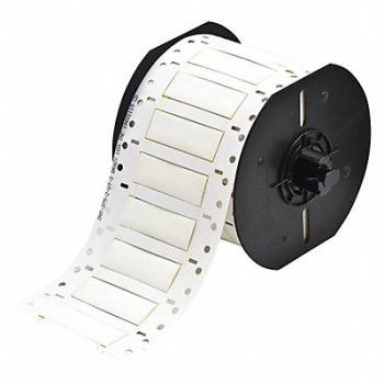 BRADY Wire Marking Sleeves White 0.646 in H, 45KK61