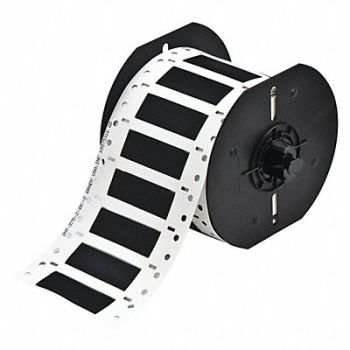 BRADY Wire Marking Sleeves Black 0.646 in H, 45KK62