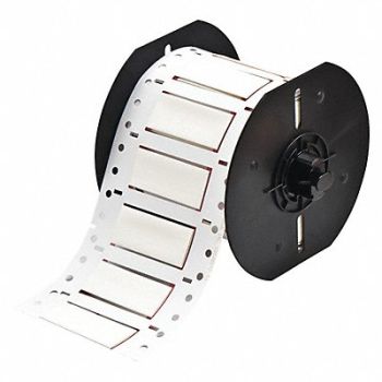BRADY Wire Marking Sleeves White 0.25 in Min, 45KK68