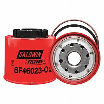 BALDWIN FILTERS Fuel Filter 3-9/16 in Lx3-3/4 in Dia, 45KL81