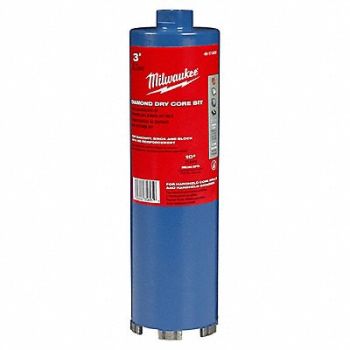 MILWAUKEE Diamond-Tipped Core Bit 2in, 45KN34