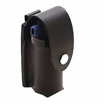 ZARC Carry Case Leather Belt Loop Silver Snap, 45KT37