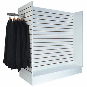 ECONOCO Gondola Slatwall 24inx54inx48in White, 45KX34