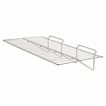 ECONOCO Slatwall Merch Shlf Steel LdCap 10lb PK6, 45KX52