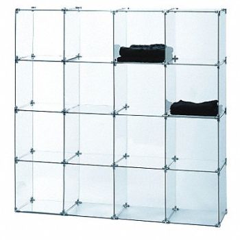 ECONOCO Tmprd Gls Shlvs Square 10x3/16x10in PK10, 45KX57