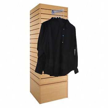 ECONOCO Rotating Slatwall 18inx60inx18in Maple, 45KX91