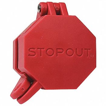 STOPOUT Glad Hand Lock Plastic Red Universal, 45KY11