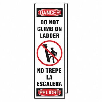 ACCUFORM Ladder Shield Wrap Danger Do Not Climb, 45KY19