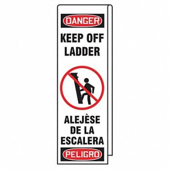 ACCUFORM Ladder Shield Wrap Danger Keep Off, 45KY20