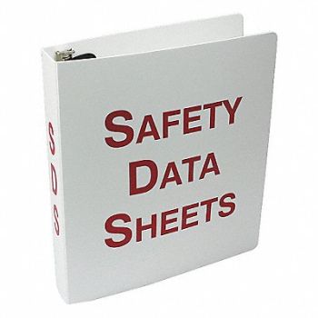 ACCUFORM Binder Red/White 12 in W English, 45KY24