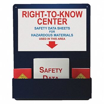 ACCUFORM Right-To-Know Center English 30 in H, 45KY38