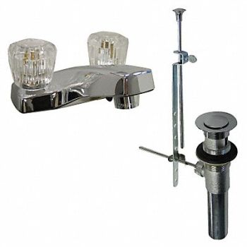 Low Arc Chrome Dominion Faucets 1.2gpm, 45L015