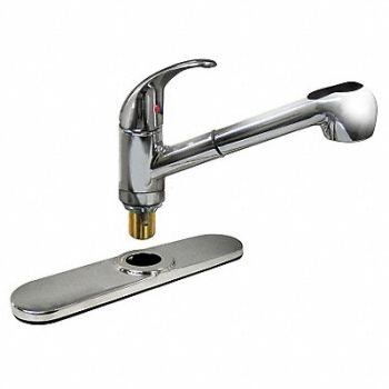 Low Arc Pull Out Chrome Dominion Faucets, 45L024