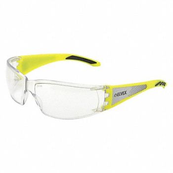 ELVEX Safety Glasses Clear, 45L052