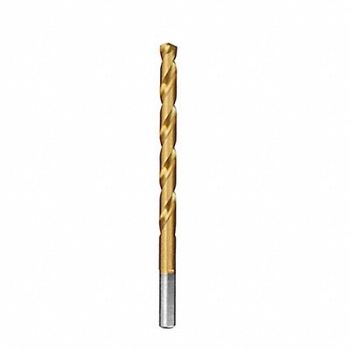 MILWAUKEE Jobber Drill 9/32 HSS, 45L156