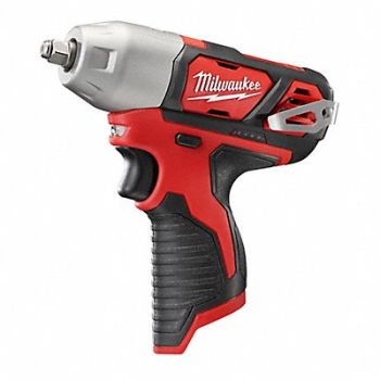 MILWAUKEE Impact Wrench Cordless Compact 12VDC, 45L194