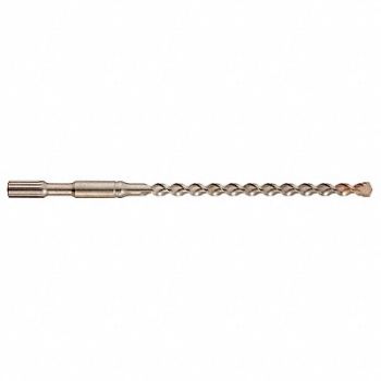 MILWAUKEE Hammer Drill Bit Spline 1/2x22 In, 45L288
