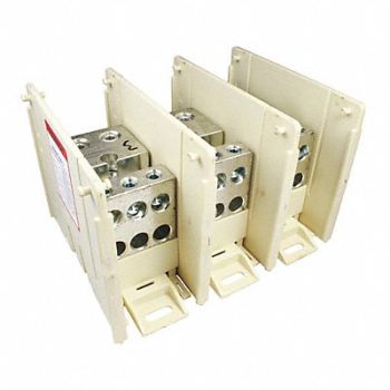 BURNDY Power Distr Block Al/Cu 600V AC/DC, 45LP68
