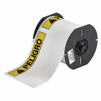 BRADY Label Cartridge Red/White 175 Per Roll, 45LR86