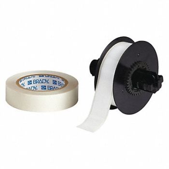BRADY Label Tape Cart White 100ft L x 1-1/8inW, 45LR99