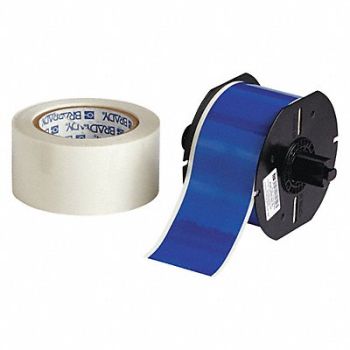 BRADY Label Tape Cartridge Blue 2-1/4 in.W, 45LT03