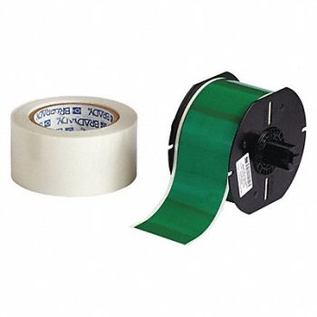 BRADY Label Tape Cartridge Green 2-1/4 in.W, 45LT04
