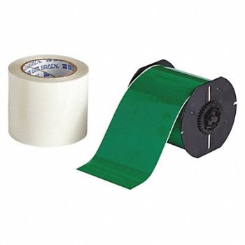 BRADY Label Tape Cartridge Green 4 in.W, 45LT18