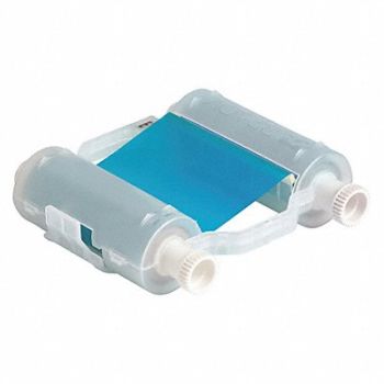 BRADY Printer Ribbon Process Cyan 200 ft L, 45LT37