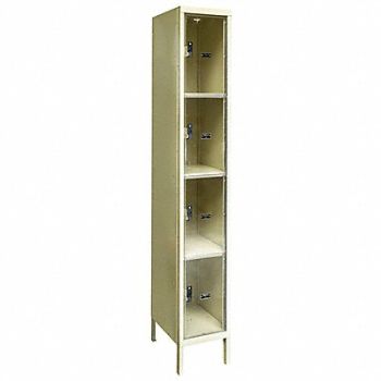 HALLOWELL Bx Lckr 4x1Lckr Tan 78 x12 x18 Assm, 45LV79
