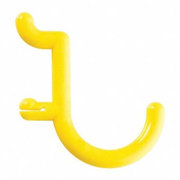 FUNCTIONAIRE J-Hook 1 3/4 inx1 1/2 inx1/4 in PK8, 45LW66