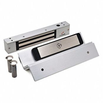 DYNALOCK Electromagnetic Lock 10-1/2in.L Aluminum, 45LX12