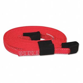 SNAP-LOC Tow Strap 15 ft Overall L Red, 45MJ62