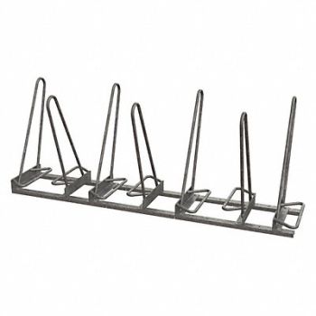 MADRAX Bike Rack Galv (7)Bikes 77in.L 24-3/4inW, 45MJ77