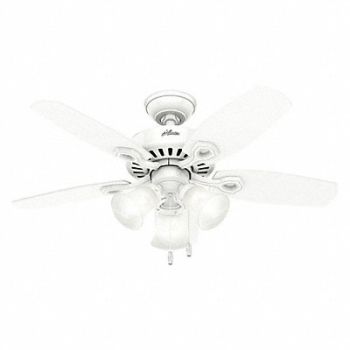 HUNTER Decratve Ceiling Fan 42 Blde Dia 3 Spds, 45MR51