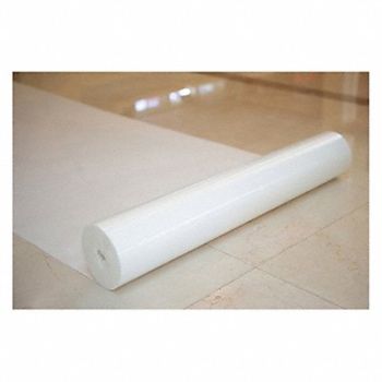 PLASTICOVER Floor Protection Runner 100ft 10lb White, 45MT88