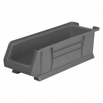 AKRO-MILS D5437 Super Size Bin Gray Plastic 7 in, 45MV73