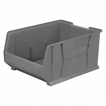 AKRO-MILS D5559 Super Size Bin Gray Plastic 12 in, 45MV77