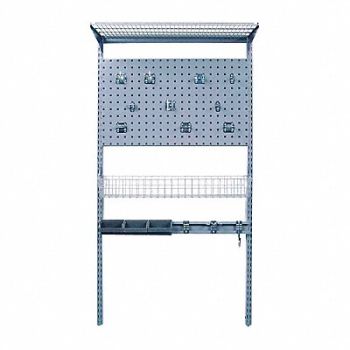 TRITON PRODUCTS Wire Wall Shelf System 16 inx63 inx33 in, 45MX01