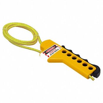 GRAINGER APPROVED Lockout Cable Red Dielectric 3 ft.L, 45MZ57