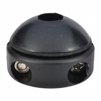 SPEEDAIRE Bumper Stop 3/8 in Polypropylene/PVC, 45N283