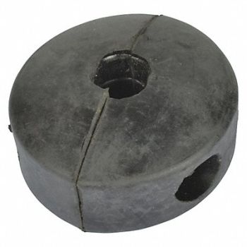 SPEEDAIRE Bumper Stop 3/8 in Polypropylene/PVC, 45N312